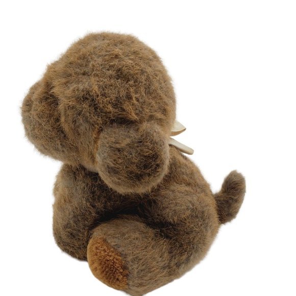 Dakin Brown Misty Dog Puppy Stuffed‎ Animal Toy Plush Vintage 1986 Fluffy Tag 9" - Picture 6 of 9